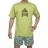 Pyjama Caleçon et tee-shirt : Sparks Vert anis