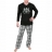 Pyjama long Arthur Princeton Noir