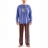 Pyjama long Londres Cobalt