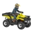 Quad avec conducteur