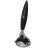 RASOIR NOIR DESIGN & STAND NICKEL - Lames Gillette Mach 3®