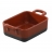 ravier rectangulaire eclipse rouge 33 cl 12x10 cm REVOL