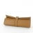 Rep'Style Pochette à bijoux en cuir de vachette, camel petit modèle