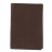 Rep'Style Porte carte en cuir végétal marron, deux volets