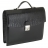 Rep'Style Serviette en cuir un soufflet, duo similli croco et cuir lisse