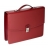 Rep'Style Serviette un soufflet en cuir rouge