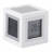 Réveil cubissimo blanc électro-luminescent