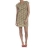 Robe 80's manches courtes