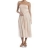 Robe bustier à smocks