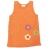 Robe chasuble laine bio - Orange 2 - 3 ans