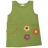 Robe chasuble laine bio - Verte 6 - 12 mois