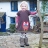 Robe coton bio - Applique Chocolat