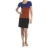 Robe jersey tricolore