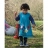 Robe velours côtelé Aqua