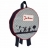Sac à dos enfant pois gris