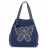 Sac à main Tosca blu FARFALLA SKULL