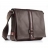 Sac besace Nomade en Cuir épais Chocolat