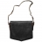Sac besace Pampa Mixte en lin et cuir Noir