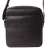 SACOCHE EN CUIR NOIR LISSE ELARIO - Finitions Exceptionnelles