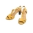 Sandales talons ronds