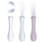 Set 3 couverts inox Rose Poudré