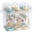 Set 6 biberons 260 ml poudré bleu