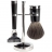 SET DE RASAGE 3 PIECES NOIR & CHROME DESIGN - Lames Mach 3®