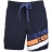 SHORT DE BAIN MEDIUM BOLTED LOGO - Ceinture Plate
