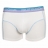 Shorty Blanc, ceinture bleue aqua et parme Fruit of the Loom
