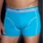 Shorty bleu turquoise, ceinture bicolore Fruit of the Loom