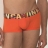 Shorty Calvin Klein ligne X : L'Elément du feu