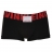 Shorty Calvin Klein noir/ ceinture rouge