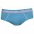 Slip Bleu turquoise, ceinture bicolore Fruit of the Loom