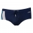 Slip de bain bandeau Athena bleu marine et turquoise