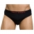 Slip en coton noir Pascal Morabito