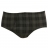 Slip ouvert Armor Lux à carreaux Noirs et Gris