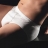 Slip Taille basse blanc Jacquard fil d'écosse gamme Luxe
