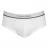 Slip taille basse Calvin Klein Moderne Stretch blanc