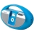 Station radio bleue pour ipod