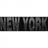 Sticker design panoramique New York Script Couleur Multicolore Matière Vinyle