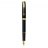 STYLO PLUME SONNET LAQUE NOIRE INTENSE - Finitions Or