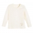 T-shirt laine et soie - Naturel