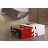 Table basse-Makrame Graphico Rouge