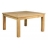 Table carree en teck brut stanbridge (120 cm)