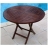 Table ronde pliante de jardin en teck d un diametre de 120cm