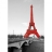 Tableau design Tour Eiffel Red 100 cm