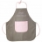 Tablier 'P'tite charmeuse' taupe/rose