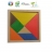 Tangram en bois multicolore