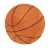 Tapis design Basket-ball 60 cm Couleur Orange Matière Acrylique