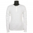 Tee-shirt à Manches Longues blanc col tunisien en coton Levis